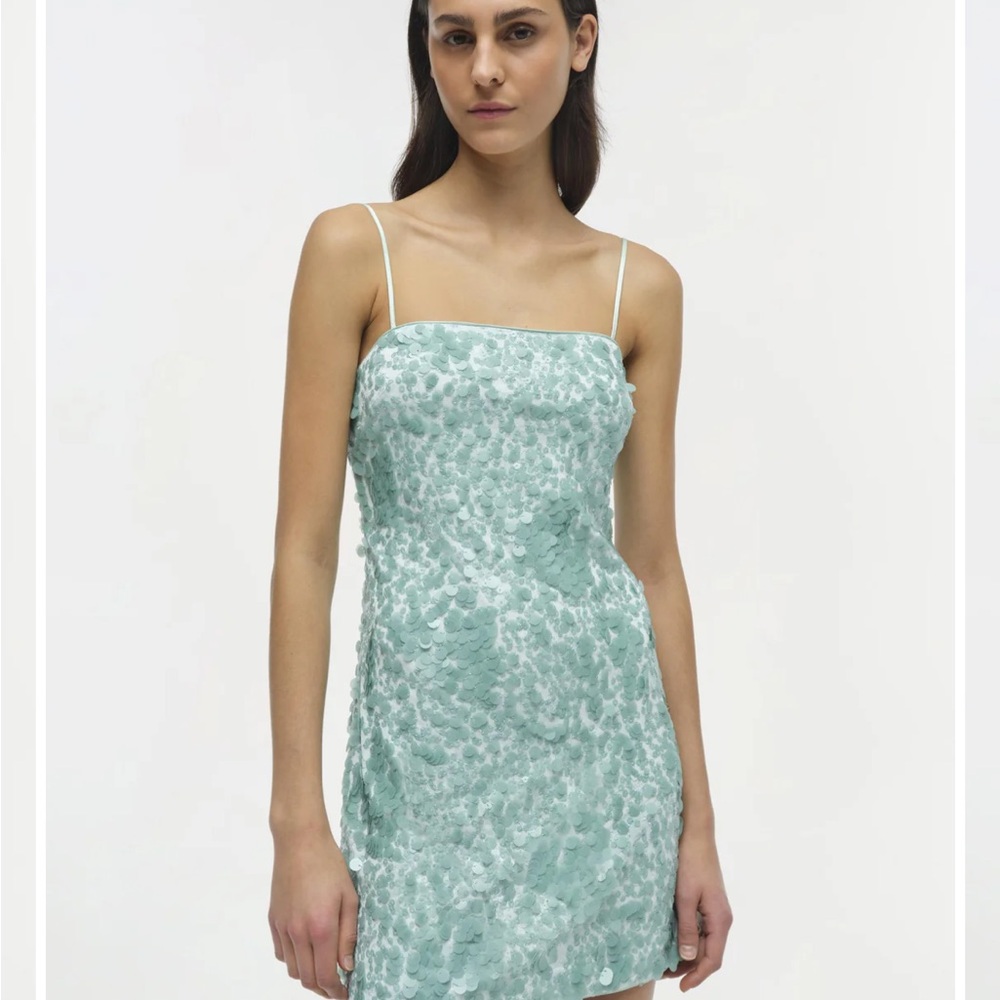 Simkhai Lollie Embellished Mini Dress.